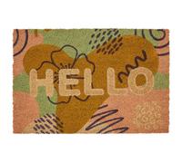 Filta Bohemian Hello Doormat Premier Housewares Multi Medium