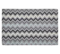 Orsina Filta Grey & White Chevron Coir Doormat | Size: Medium Orsina Multicolor Medium