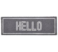 Orsina Filta Hello Coir Grey And White Doormat