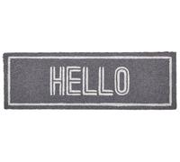 Orsina Filta Hello Coir Grey & White Doormat | Size: Medium Orsina Grey Medium