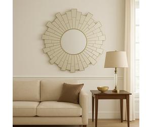 Orsina Flared Circle Wall Mirror