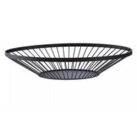 Maison By Premier Fruit Basket With Matte Black Frame, Black