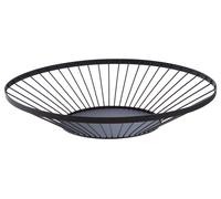 Maison By Premier Fruit Basket With Matte Black Frame, Black