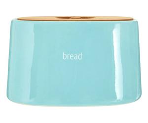 Orsina Fletcher Blue Ceramic Bread Crock