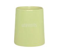 Orsina Fletcher Green Ceramic Utensil Jar