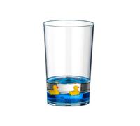 Premier Housewares Toothbrush Holder / Acryllic / Toothbrush Cup / Clear Blue/ Kids Toothbrush Holder with Floating Duck