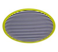 Interiors by Premier Floral Design Stripe Side Plate, Curved Contemporary Breakfast Plate, Functional Breakfast Side Plate