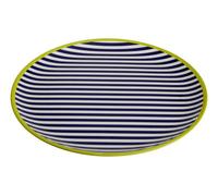 Interiors by Premier Floral Design Stripe Tray, Curved Contemporary Dining Tray, Functional Breakfast Tray, Versatile Lunch Tray