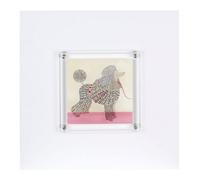 Orsina Framed Poodle Decorative Art