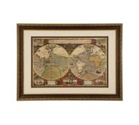 Premier Housewares Framed World Map Wall Art