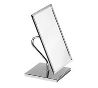 Orsina Free Standing Rectangular Table Mirror, Stable Dressing Mirror, Light Weight Dressing Table With Base in Silver Orsina Silver