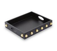 Orsina Frida Black Tray Decorative Modern Finish
