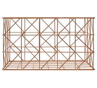 Premier Housewares Vertex Copper Finish Zigzag Wire Basket