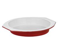 Orsina Functional Design Black Cake Tin With Handles, Non-Stick Carbon Steel Round Baking Tin For Effortless in Red Orsina Red