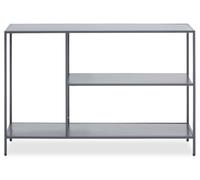 Orsina Functional Design Grey Metal Console Table, Stylish Hallway Table For Livingroom, Spacious Modern Table Orsina Grey