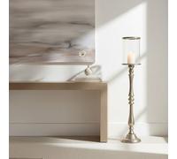 Orsina Functional Design Large Nickel Candle Holder, High Quality Holder For Bedside Table, Stable Candle Holder