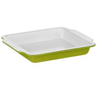 Orsina Functional Design Lime Green Baking Dish, Non-Stick Carbon Steel Roasting Dish With Handles, Durable