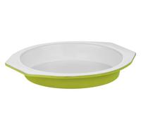 Orsina Functional Design Lime Green Cake Tin With Handles, Non-Stick Carbon Steel Round Baking Tin For Effortless