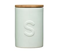 Orsina Functional Design Pale Blue Sugar Canister, Chic Design Dolomite Canister, Durable Canister For Ingredients Orsina Blue