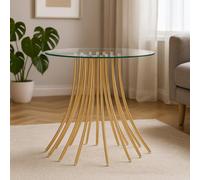 Orsina Functional Design Side Table, Unique Metal Legs Of Our Side Table By Couch, Versatile Usage Corner Table