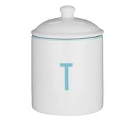 Premier Housewares Homestead Tea Canister, Plastic, White, 570 ml
