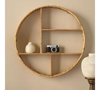 Orsina Functional Design Water Hyacinth Wall Shelf, Stylish Box Shelf, Durable Wall Storage For Livingroom in Natural Orsina Natural