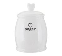 Premier Housewares Charm Sugar Canister, White