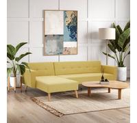 Interiors by Premier Hagen Large Corner Sofa Bed Premier Housewares Green One Size