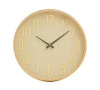 Functional Natural Wall Clock, Sleek And Sturdy Wall Clock For Kitchen, Versatile Clock For Indoor Outdoor Premier Housewares Natural One Size
