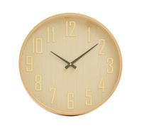 Functional Natural Wall Clock, Sleek And Sturdy Wall Clock For Kitchen, Versatile Clock For Indoor Outdoor Premier Housewares Natural One Size