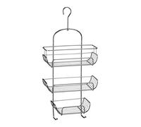Orsina Functional Three Tier Chrome Shower Caddy, Space-Saving Organizer For Towels, 3-Tier Hanging Shower Rack in Silver Orsina Silver