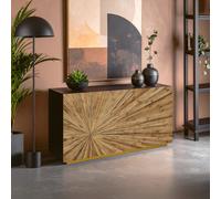 Orsina Gabelle Console Table in Brown Orsina Brown