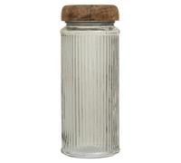 Orsina Garner Large Glass Storage Jar in Natural Orsina Natural