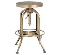 Orsina Gator Brass Adjustable Stool