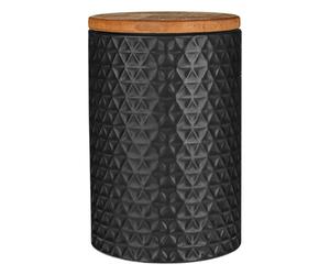 Orsina Geome Dolomite And Matt Black Tri Canister - Single Canister