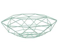 Orsina Geometric Green Finish Fruit Basket, Functional Design Unique Fruit Basket, Contemporary Fruit Basket Orsina Green