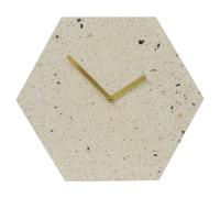 Mimo Hexagon Clock - Pink/Grey Terrazzo
