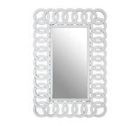 Orsina Gianna Wall Mirror, Silver, Wood, Glass