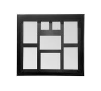 Orsina Glamarous Black Multi Photo Frame For Bedroom, Eye-Catching Polyresin Image Holder, Poster Frame For Gifting Orsina Black