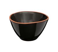 Orsina Glazed Terracotta Calisto Cereal Bowl in Black Orsina Black