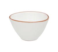 Orsina Glazed Terracotta Calisto Cereal Bowl in White Orsina White