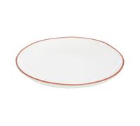 Orsina Glazed Terracotta Calisto Dinner Plate in White Orsina White
