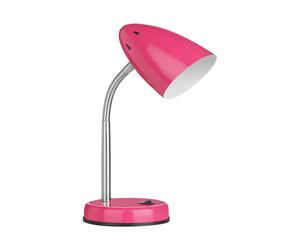Orsina Gloss Desk Lamp, Adjustable Living Room Desk Lamp, Minimalistic Desk Lamp for Reading & Writing in Pink Orsina Pink
