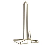 Orsina Gold Finish Kitchen Roll Holder, Stylish Wire Frame With Durable Metal Construction, Gold Coating