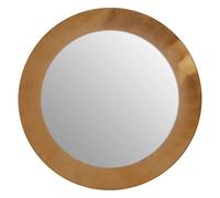 Orsina Gold Finish Round Wall Mirror