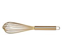 Orsina Gold Finish Stainless Steel Whisk,functional Cooking Tool With Hanging Loop,lightweight Kitchen Hand Mixer