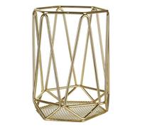 Orsina Gold Finish Utensil Holder, Wire Design For Organising Kitchen Tools, Durable Metal Construction