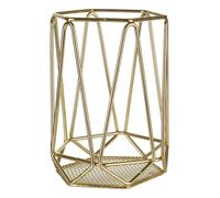 Orsina Gold Finish Utensil Holder, Wire Design For Organising Kitchen Tools, Durable Metal Construction Orsina Gold