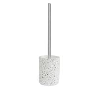 Orsina Gozo Concrete Toilet Brush, Textured Concrete in White Orsina White
