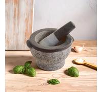 Orsina Granite Mortar & Pestle, Heavyweight Granite Grinder with Textured Interior, Ideal for Crushing Herbs Orsina Multicolor